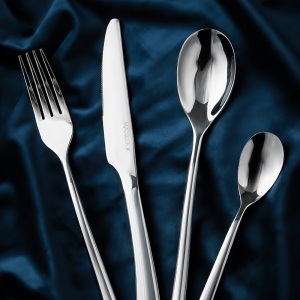 美厨（maxcook）不锈钢刀叉勺餐具四件套 西餐餐具MCGC042