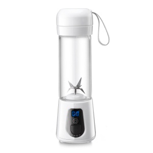 美厨（maxcook）榨汁机 迷你榨汁杯便携式随身充电家用电动果汁机搅拌杯420ml 白色MDL-13W
