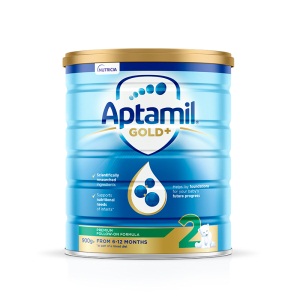 【直营】新西兰Aptamil爱他美较大婴幼儿奶粉2段6-12个月900克/罐