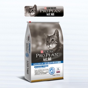 冠能(PRO PLAN)宠物成猫猫粮 室内猫7kg 去毛球 益肾配方