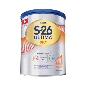 【直营】Wyeth惠氏S-26铂臻进口婴儿配方奶粉1段（0-6月）800g/罐