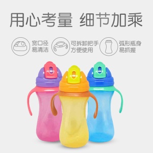 【贝亲官方旗舰店】儿童吸管杯大宝宝奶瓶便携大容量水杯 430ml