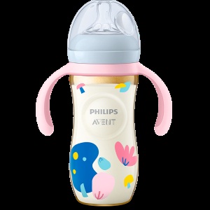 飞利浦新安怡婴儿奶瓶PPSU 宝宝带手柄耐摔宽口径 防胀气艺术奶瓶