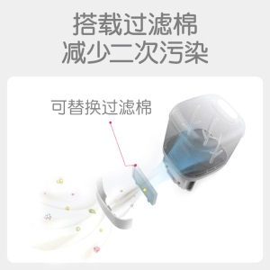 【贝亲官方旗舰店】婴儿智能奶瓶消毒器过滤带烘干蒸汽消毒锅RA11