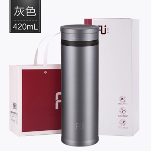 富光高端FU+钢系列保温杯316不锈钢便携大容量杯子过滤泡茶杯水杯