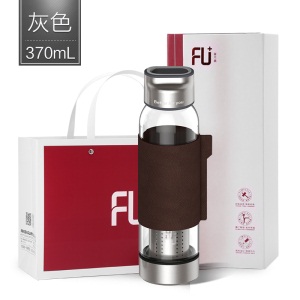 富光高端FU+逸系列玻璃杯茶水分离便携过滤泡茶杯便携随手杯水杯