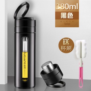 富光双层玻璃杯男女式家用便携防摔创意茶水分离泡茶水杯子