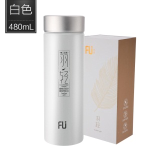 富光高端FU+系列316不锈钢保温杯带盖过滤泡茶杯便携随手杯水杯子