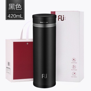 富光高端FU+钢系列保温杯316不锈钢便携大容量杯子过滤泡茶杯水杯