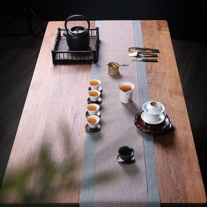 2黑檀木茶杯垫架组合实木杯垫日式品茗茶托套组隔热垫茶具茶道配件