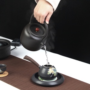2陶瓷煮茶器自动电陶炉 黑茶普洱茶煮茶壶电热煮茶炉套装茶社茶具