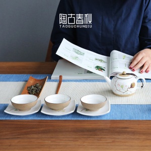 3手绘陶瓷茶壶 家用功夫茶具过滤泡茶器 陶泥手工泡茶壶单壶大号3