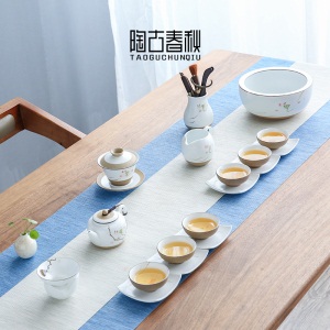 3手绘陶瓷茶壶 家用功夫茶具过滤泡茶器 陶泥手工泡茶壶单壶大号3