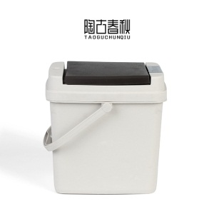 3陶古春秋家用塑料桶茶渣桶 茶水桶杂物桶 加厚型排水桶 废水桶3