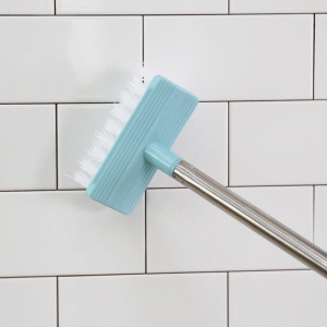 c9振兴刷子清洁刷厨房家用卫生间长柄硬毛地板刷扫床除尘缝隙笤帚器
