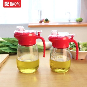 c9振兴玻璃油壶装油倒油防漏厨房家用自动开合大容量酱油醋油罐油瓶