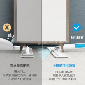 c7喷水拖把平板网红懒人拖布家用一拖净木地板专用拖地神器墩布地拖