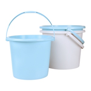 6美丽雅塑料水桶手提洗澡桶圆桶子家用储水塑料桶加厚洗衣桶大小号