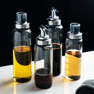 c2高硼硅玻璃防潮调料罐家用密封调味瓶厨房醋壶酱油瓶油壶