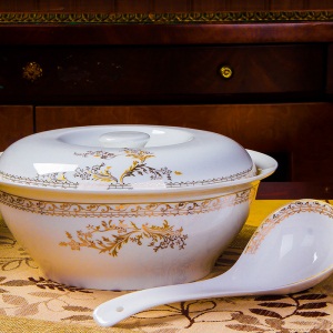 c6汤碗陶瓷大号家用9英寸大碗面碗北欧风餐具喝汤碗汤盆日式创意碗