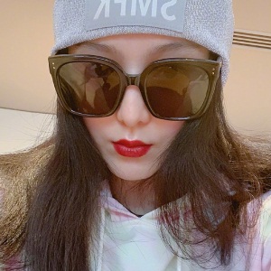 2020新款墨镜女ins 韩版潮大脸显瘦圆脸防紫外线GM太阳镜网红眼镜