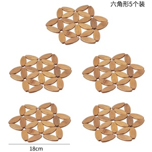 d5竹制圆形隔热垫防烫垫子盘垫子创意家用厨房餐桌垫锅垫碗垫餐具垫