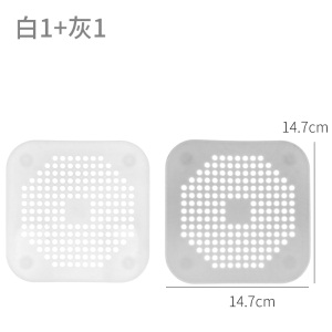 d5厨房水槽过滤器水池下水道毛发过滤网浴室硅胶头发防堵吸盘地漏盖