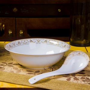 c6汤碗陶瓷大号家用9英寸大碗面碗北欧风餐具喝汤碗汤盆日式创意碗