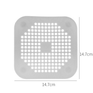 d5厨房水槽过滤器水池下水道毛发过滤网浴室硅胶头发防堵吸盘地漏盖