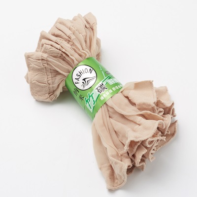青涩棉底丝袜女薄款短夏季水晶防勾丝防滑袜子隐形船袜短袜中筒袜肉色s586p