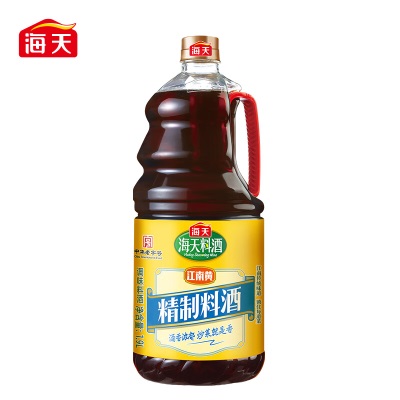 海天精制料酒1.9L 去腥解腻酒香浓郁 江南黄陈酿调味料酒s587