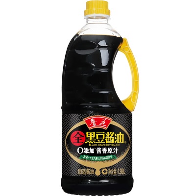 鲁花黑豆酱油 原汁零添加1.98L 365天 特级生抽 炒菜凉拌 厨房 调味品s501
