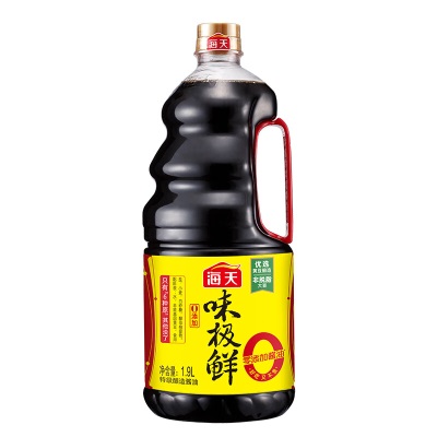 海天 酱油零添加味极鲜1.9L 0添加防腐剂/添加剂s587