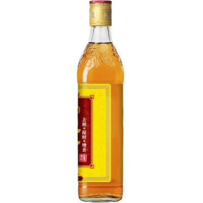 鲁花自然香料酒500ml 酿造黄酒 零添加防腐剂 炖鸡炖肉炒菜  家用调料s501