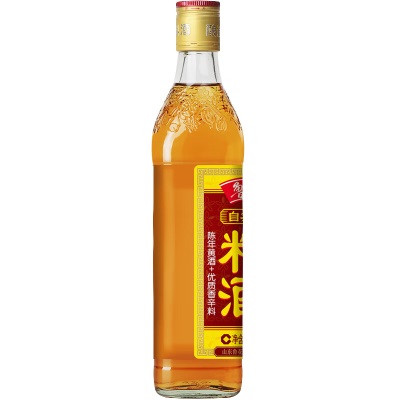 鲁花自然香料酒500ml 酿造黄酒 零添加防腐剂 炖鸡炖肉炒菜  家用调料s501