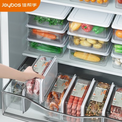佳帮手冰箱收纳盒食品密封盒蔬菜水果分装抗菌速冻冷冻盒1500mls439