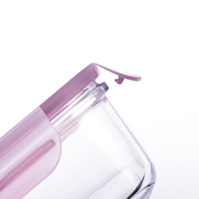 Glasslock进口钢化玻璃保鲜盒冰箱分类收纳盒耐热密封盒圆形3件套GL2074s440