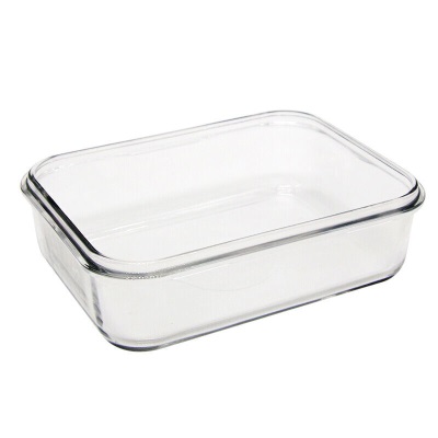 Glasslock韩国进口钢化玻璃保鲜盒长方形耐热微波炉饭盒s440