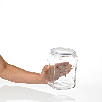 Glasslock进口大容量玻璃储物罐收纳罐密封罐 泡酒瓶 IP592/2000mls440