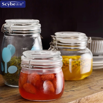 喜碧（Scybe）密封罐 玻璃密封罐食品级果酱蜂蜜瓶密封罐小号潘多拉500mls441