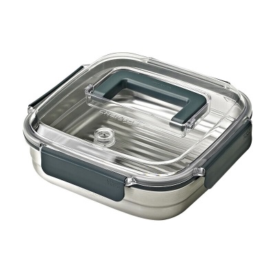 Glasslock进口不锈钢保鲜盒 大容量冰箱储存收纳盒 2130mls440