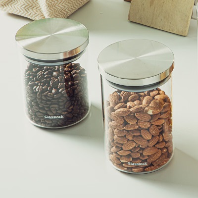 Glasslock玻璃储物罐零食咖啡豆收纳储物容器厨房干货储物器皿750mlGL2224s440