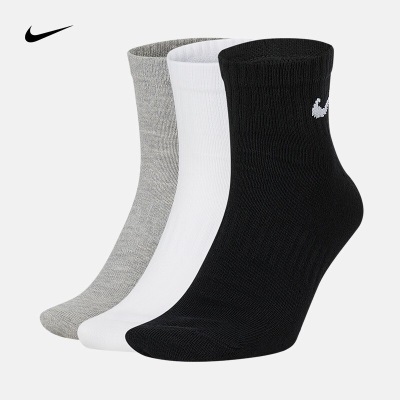 耐克 训练袜子男（3双）NIKE EVERYDAY LIGHTWEIGHT ANKLEs447