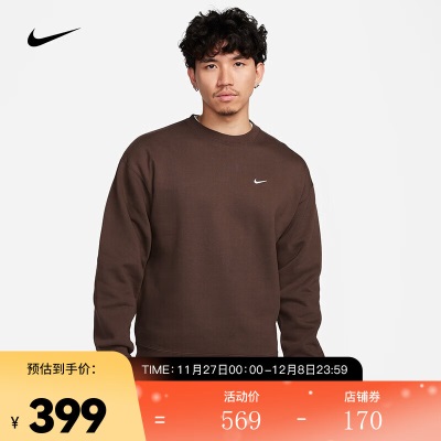 耐克（NIKE）男子加绒圆领上衣 SOLO SWOOSHs447